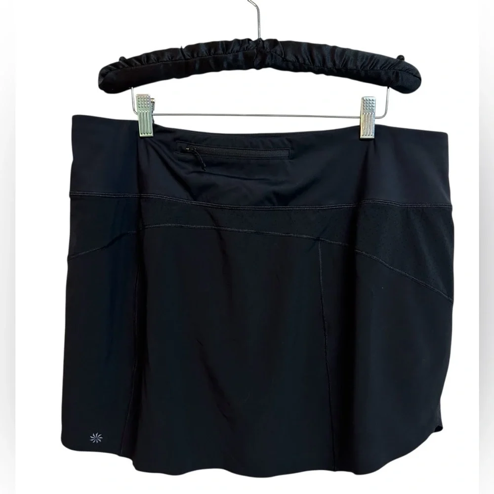 Athleta Women's Black Run With It Skort Sz XL Tennis Athleisure - Picture 8 of 9